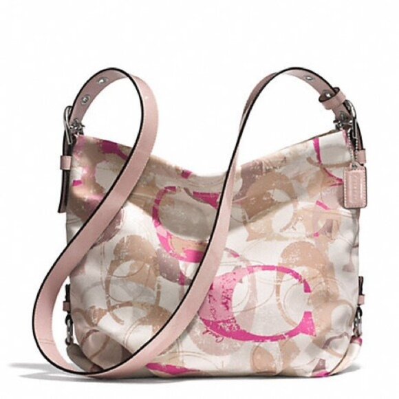 Coach Authentic NWT Stamped C Signature Duffle Crossbody Bag 31183 Neutral - Picture 1 of 16
